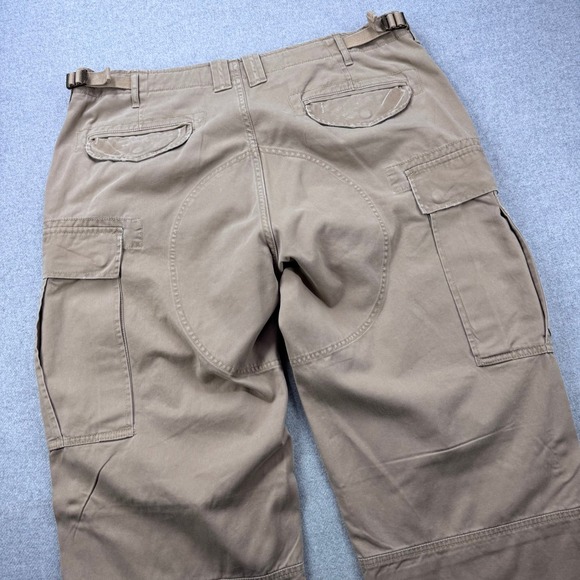 Vintage Polo Ralph Lauren Paratrooper Cargo Pants Mens 40x36 Khaki Military‎